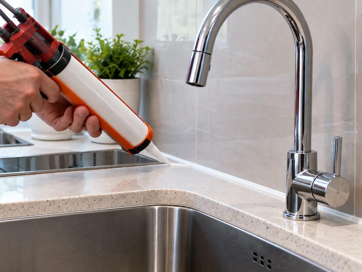 Interior silicone sealants